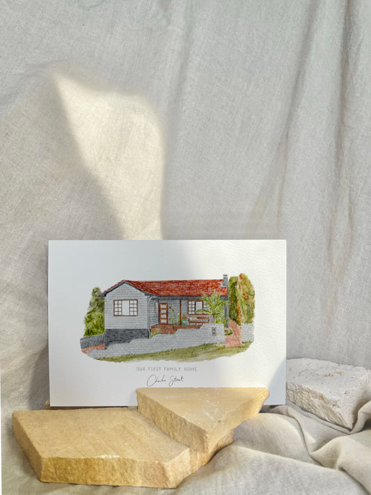 Building - Watercolour Look