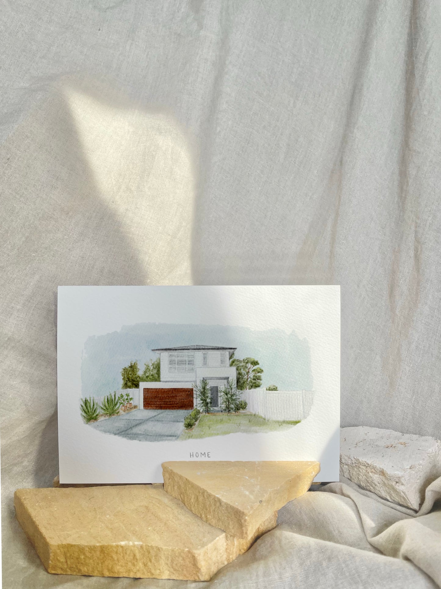 Building - Watercolour Look